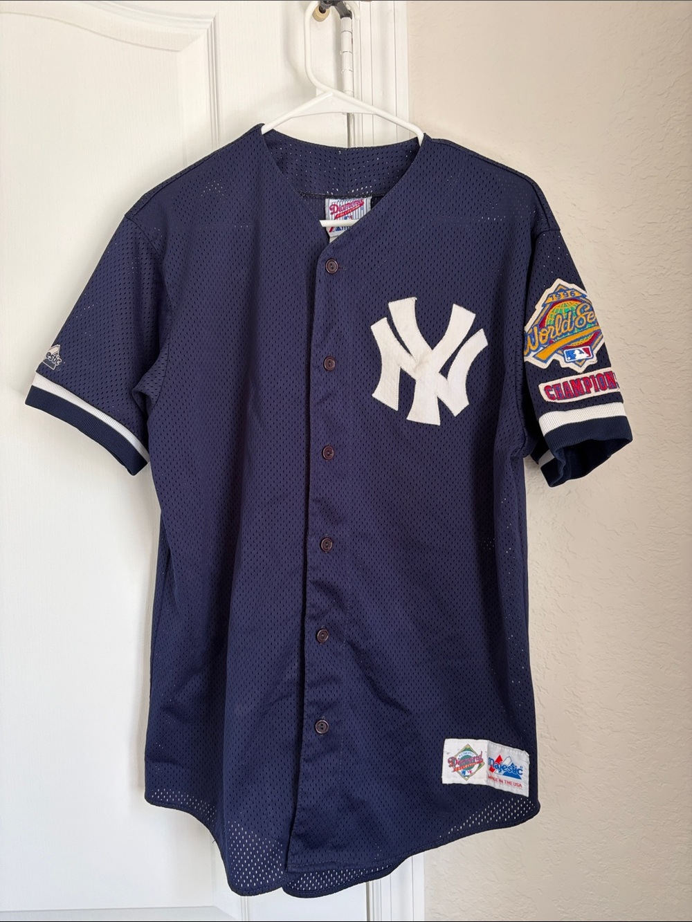 Majestic 1996 World Series New York Yankees Jersey